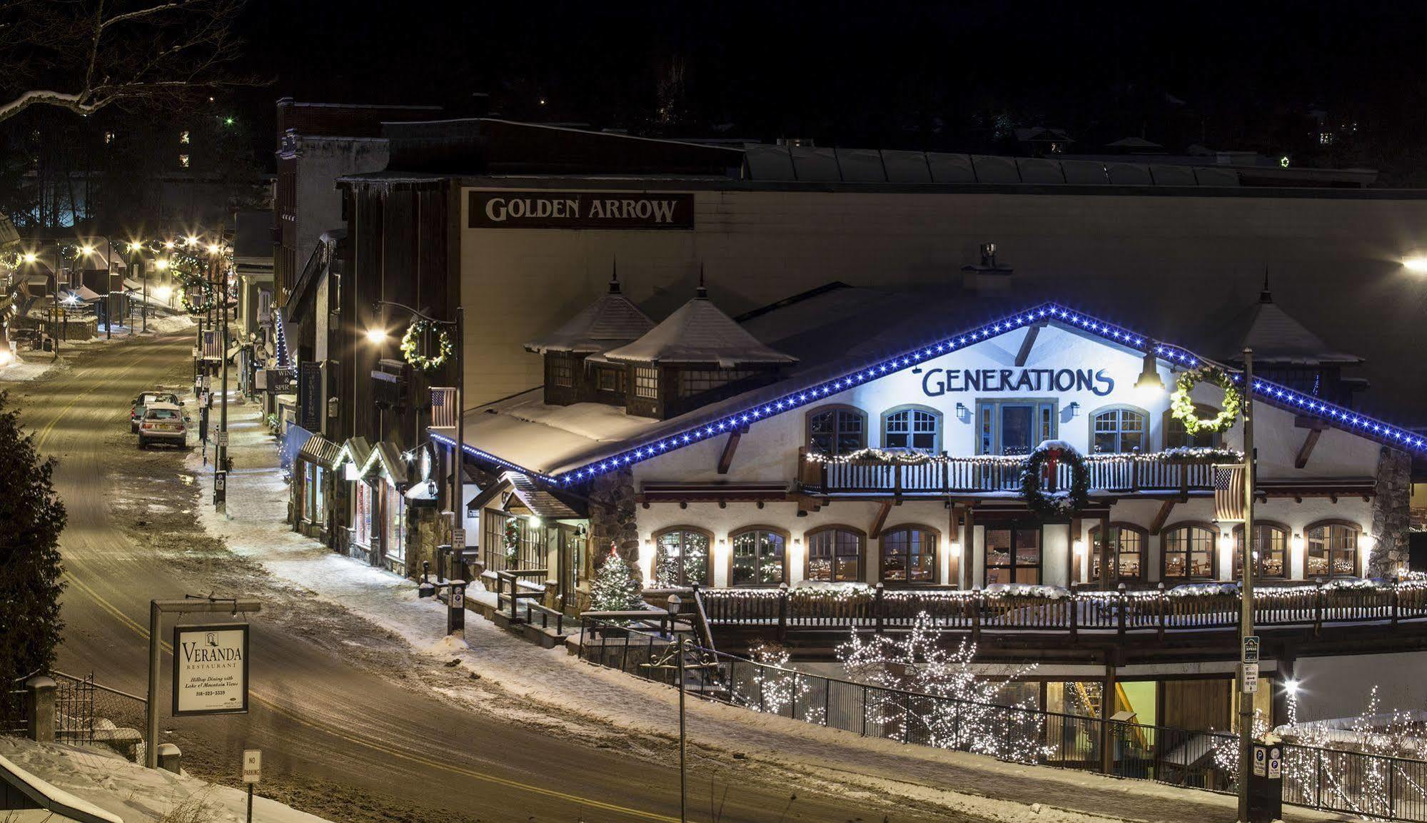 Golden Arrow Lakeside Resort Lake Placid Exterior foto